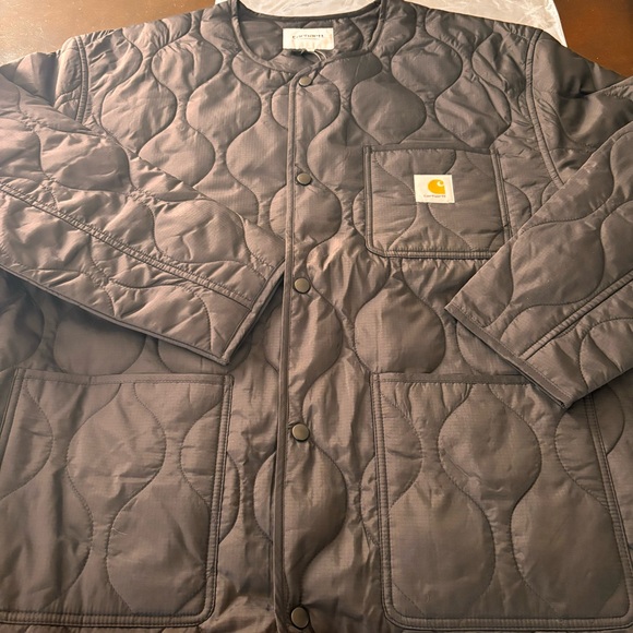 ππ€ Carhartt WIP SKYTON Quilted Liner Jacket - Black NWT Size XL π€π - Picture 11 of 14